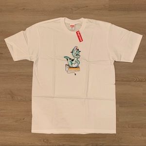 supreme dinosaur tee black